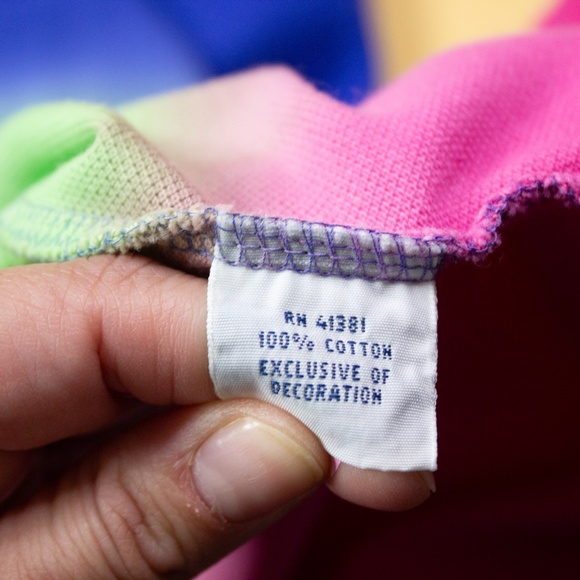 Polo Ralph Lauren Ombre Dip Dye Custom Fit Shirt Small Pony Men's Size L - Picture 4 of 6